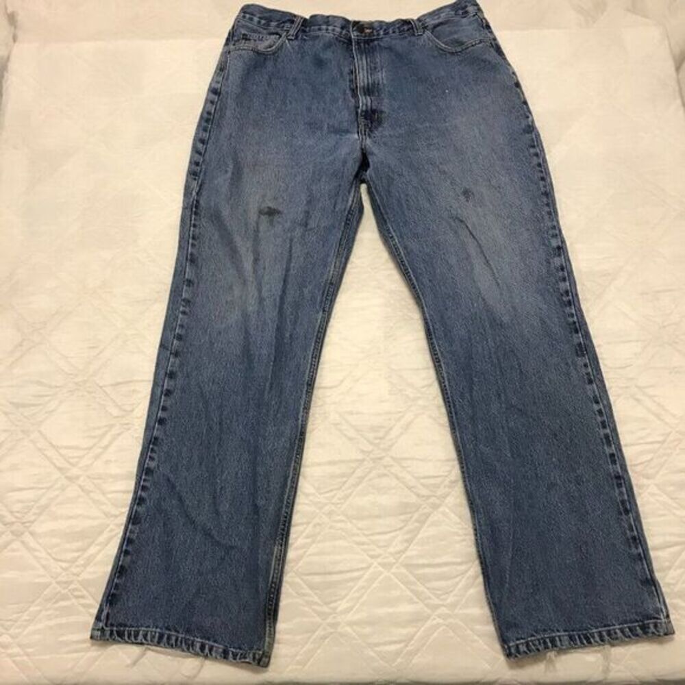 Arizona Jean Company‎ distressed loose fit blue jeans 40X34